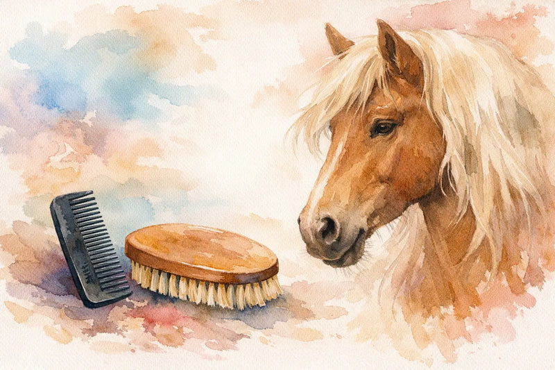 Kamm oder Mähnenbürste fürs Pferd wählen?
