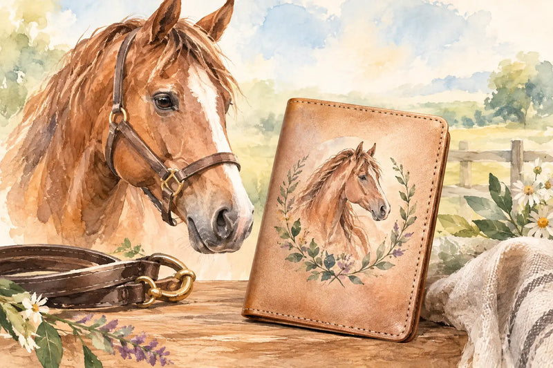 Personalisierte Equidenpasshülle fürs Pferd