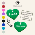 Load image into Gallery viewer, Personalisierbarer Halfter Herz Anhänger