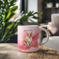 Bild in Galerie-Betrachter laden, Personalisierbare Kaffeetasse Hundeliebe Corgi