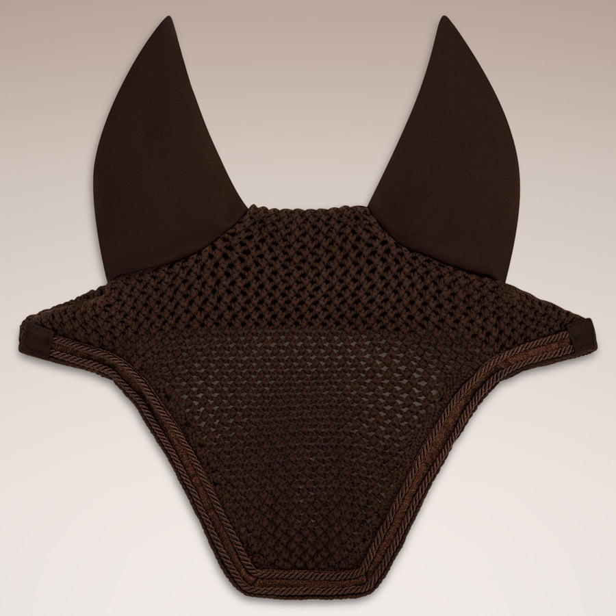 Fly bonnet Pure Chocolate for horses – Equimour