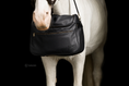 Carica l'immagine nel visualizzatore della galleria, Putztasche KAJA Midnight Black für Pferdebürsten – Ansicht 2