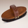 Load image into Gallery viewer, Horsehair body brush TORI for horses, wooden – view 4