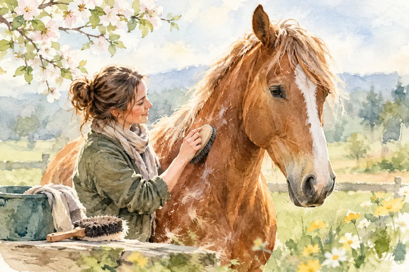 Spring Set para tu caballo: acompañar bien el cambio de pelaje