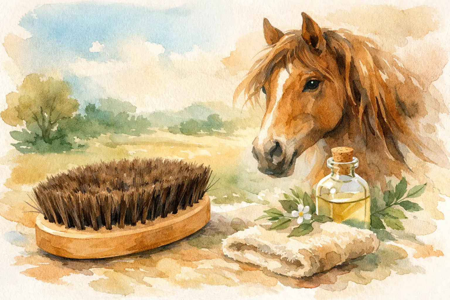 Naturhaarbürste Pferd - Vorteile im Alltag