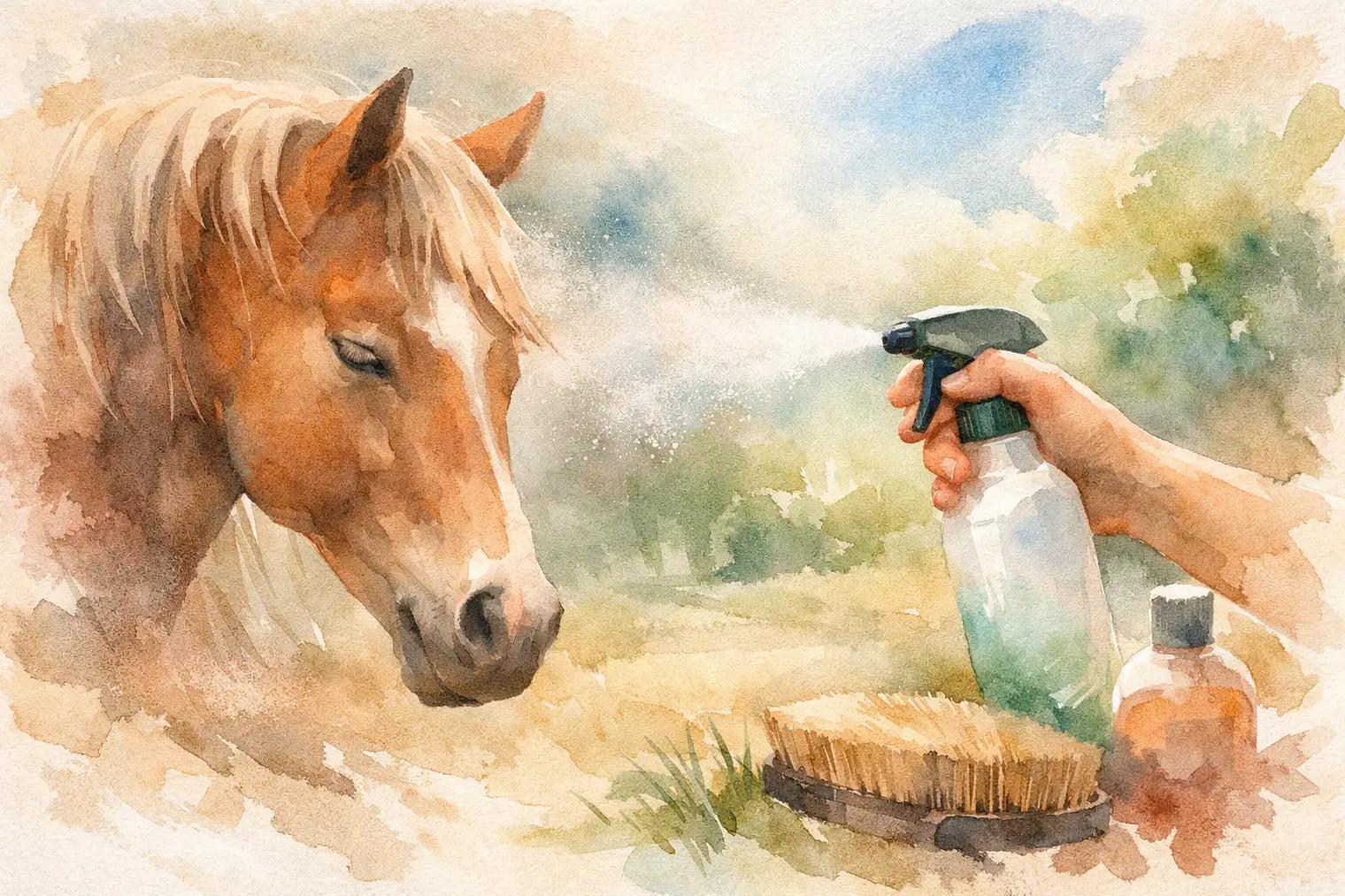Pferde Pflegespray richtig auswählen
