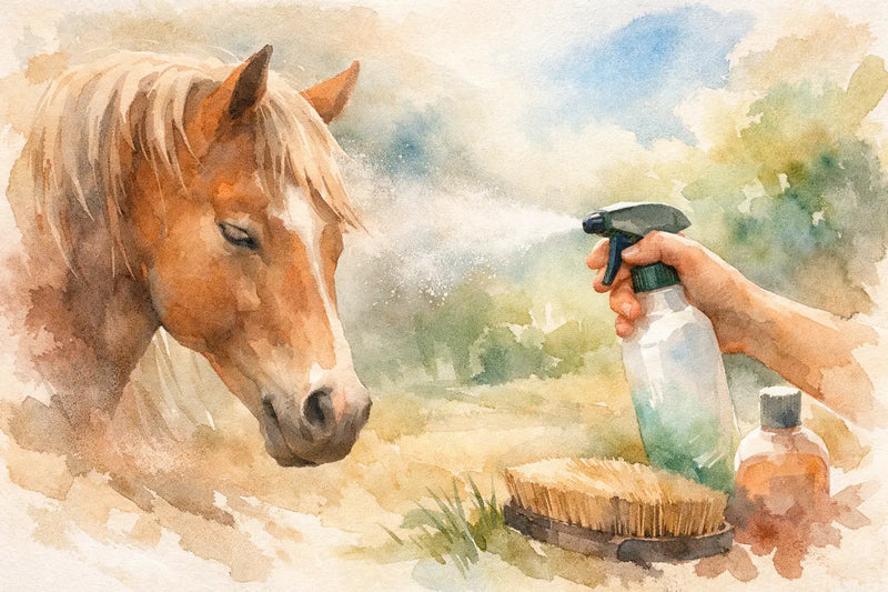 Pferde Pflegespray richtig auswählen