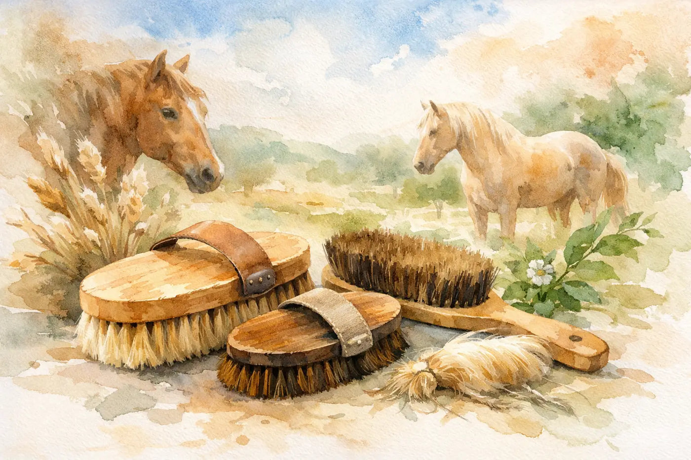 Warum Naturmaterialien bei Pferdebürsten?