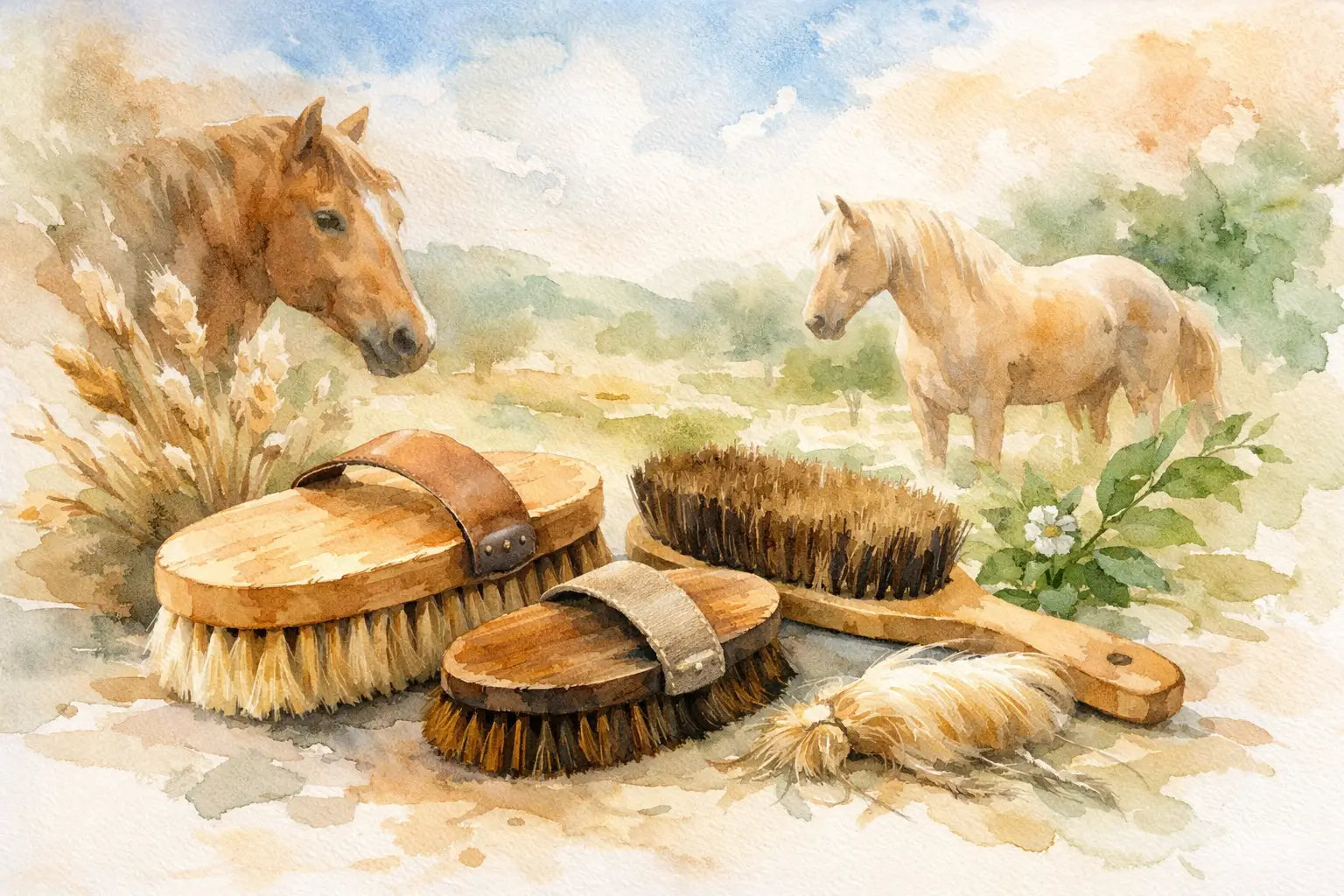 Warum Naturmaterialien bei Pferdebürsten?