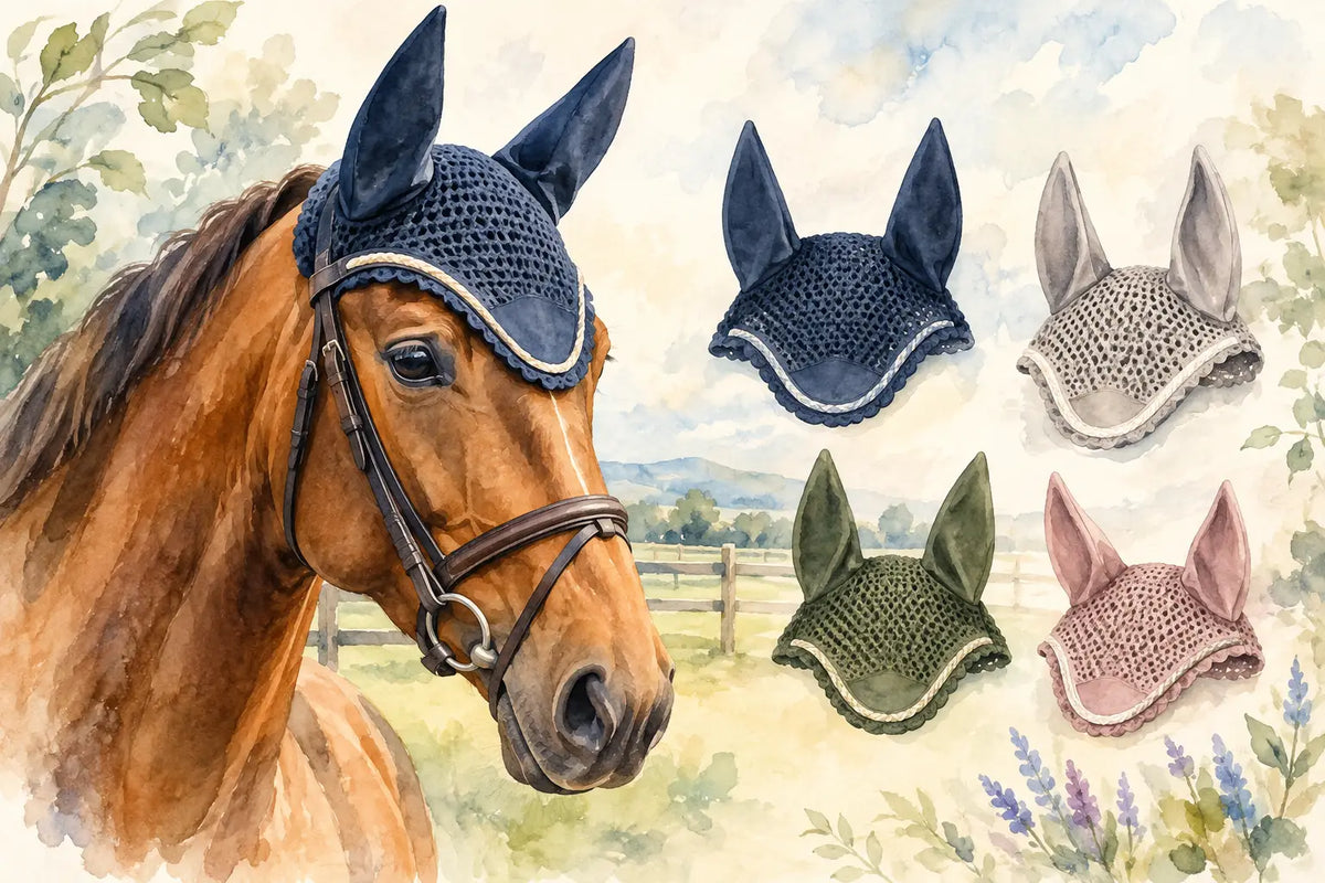 Symbolbild (KI-generiert): Fliegenhaube fürs Pferd richtig auswählen