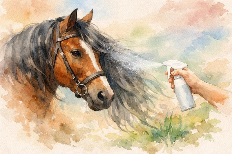Mähnenspray Pferd - schön, sinnvoll, richtig