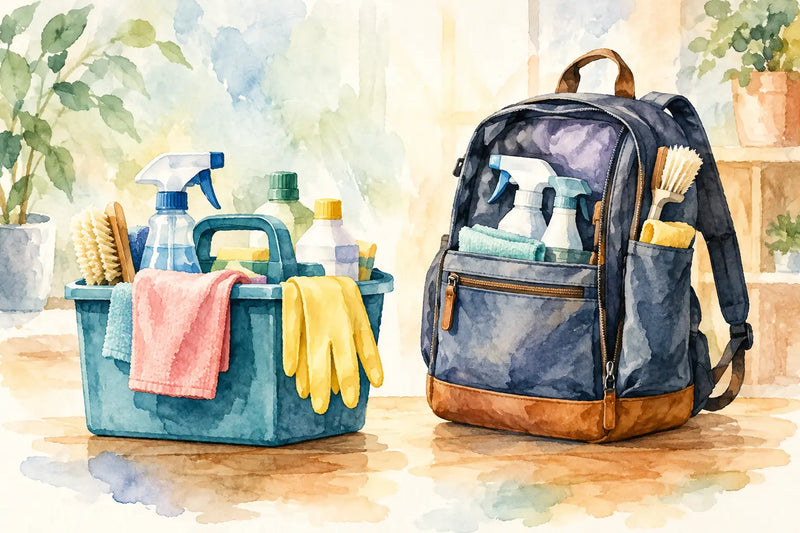 Putzbox oder Putzrucksack: Was passt zu dir?