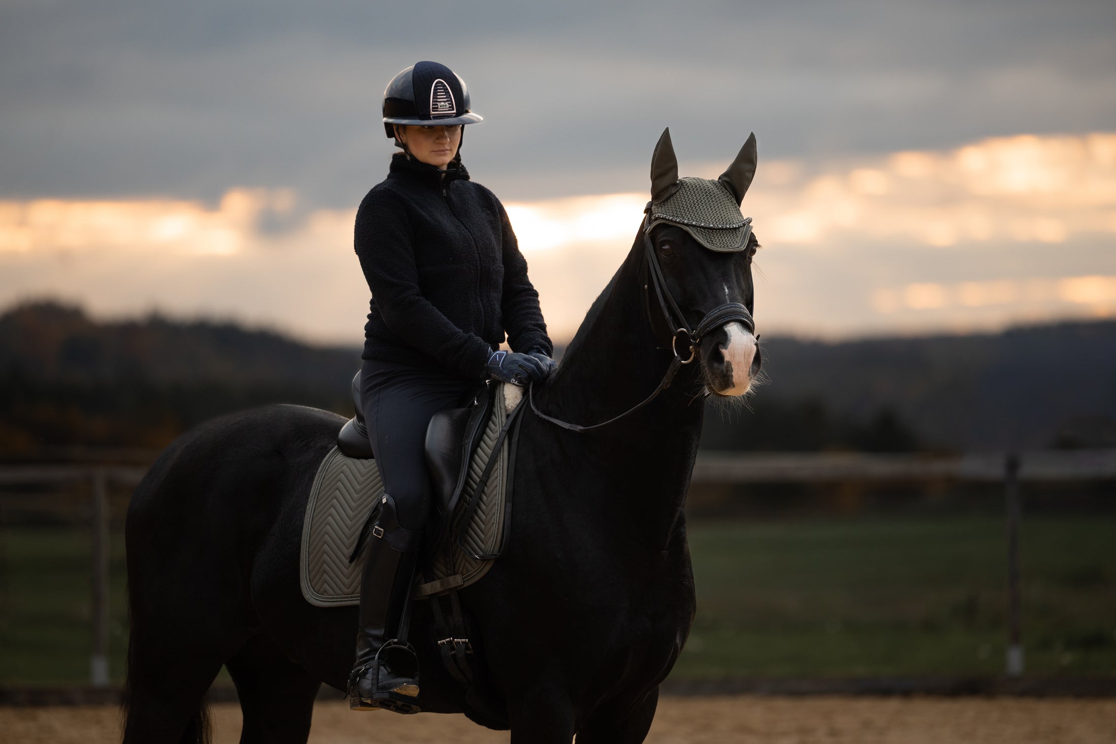 Spring Set mit Schabracke & Fliegenhaube Classic Sage