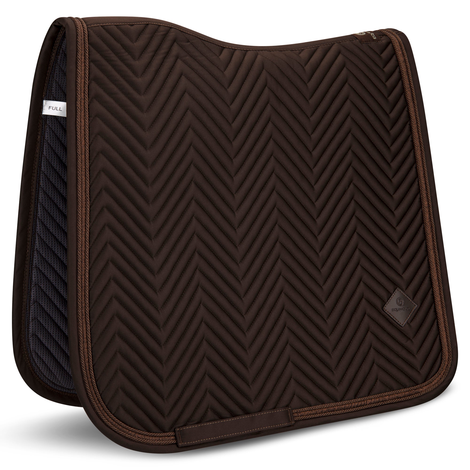 Dressur Set mit Schabracke, Fliegenhaube & Bandagen Pure Chocolate