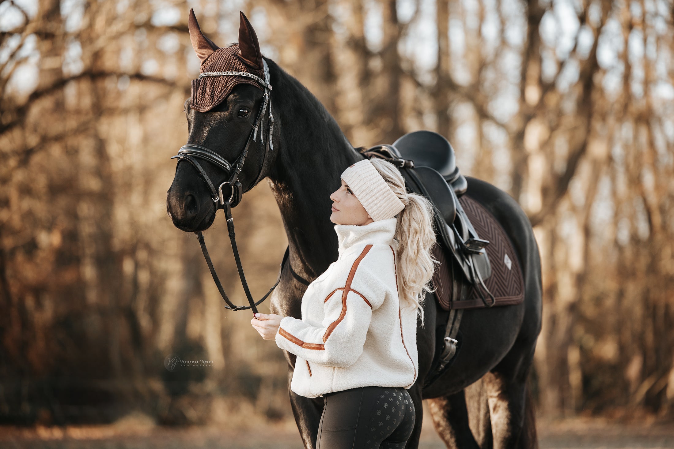 Dressage saddle pad Pure Chocolate