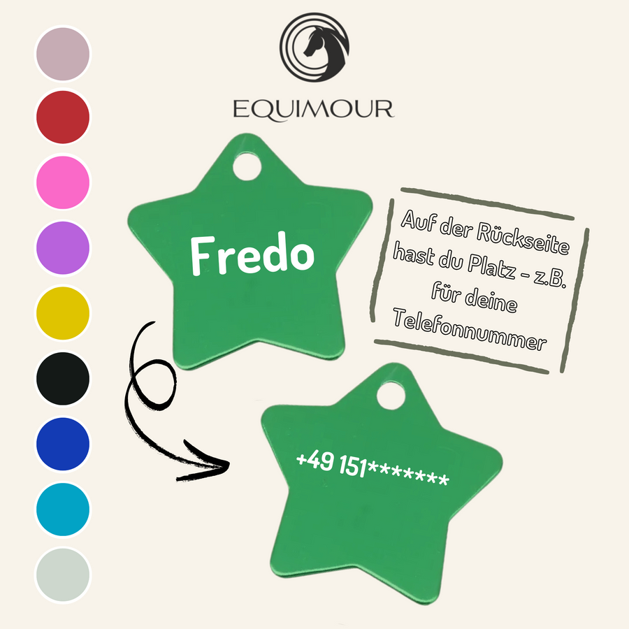 Personalized Halter Star Pendant