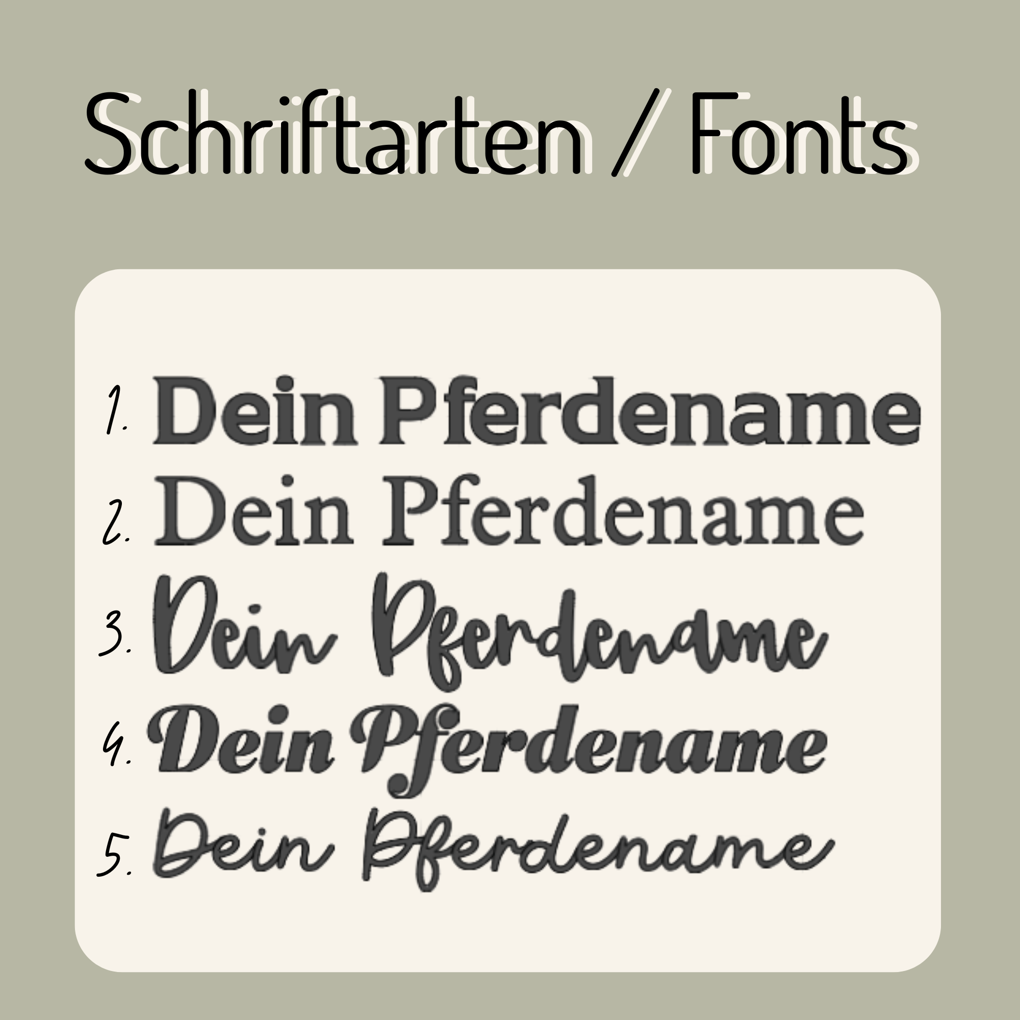 Personalisierbare Equidenpasshülle Buchstabe