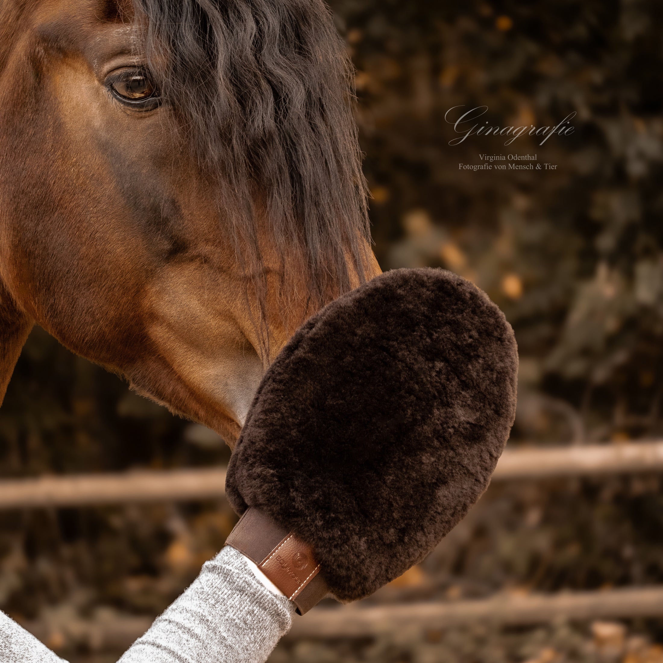 Lammfell-Putzhandschuh "BONNY"