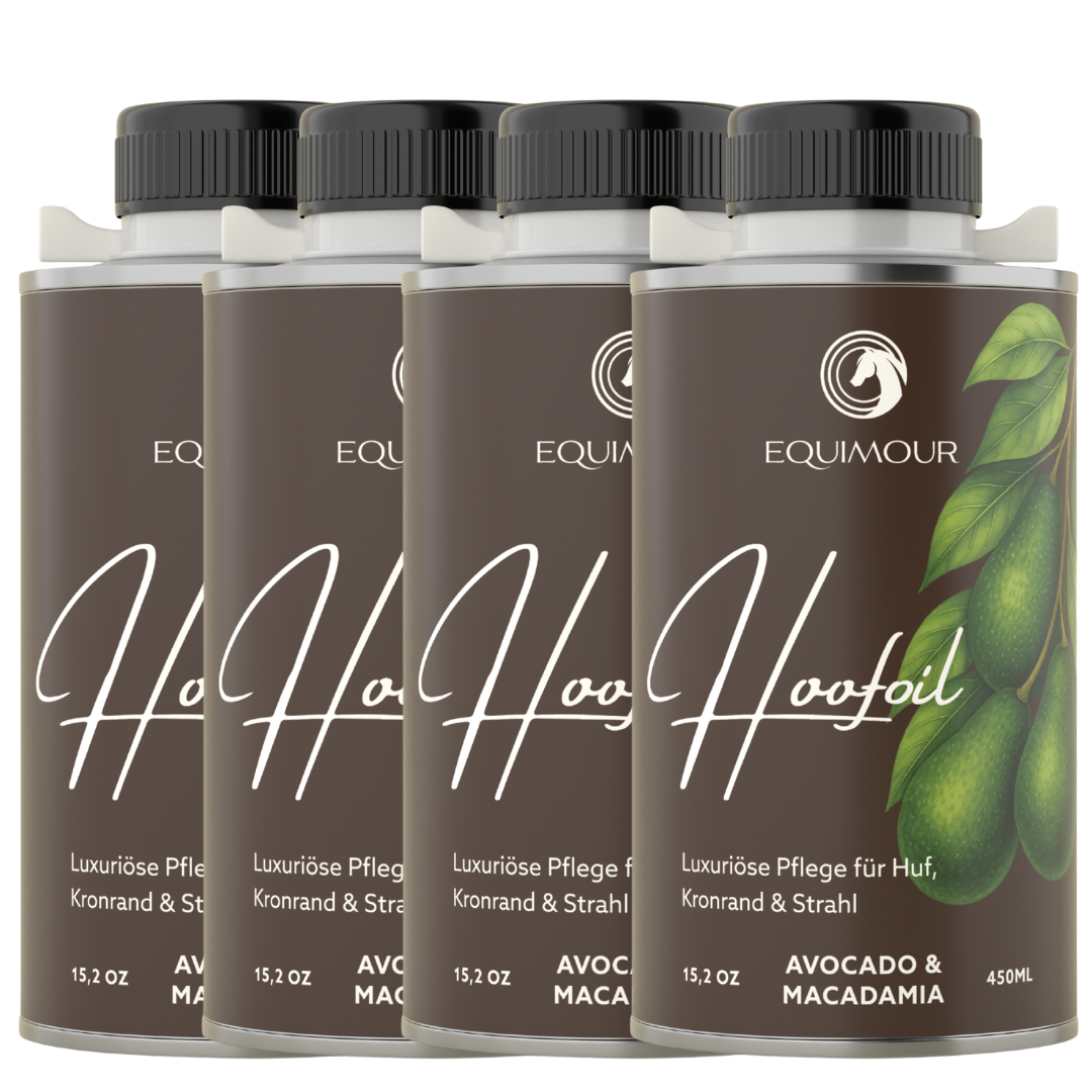 Hoof oil with brush Avocado &amp; Macadamia