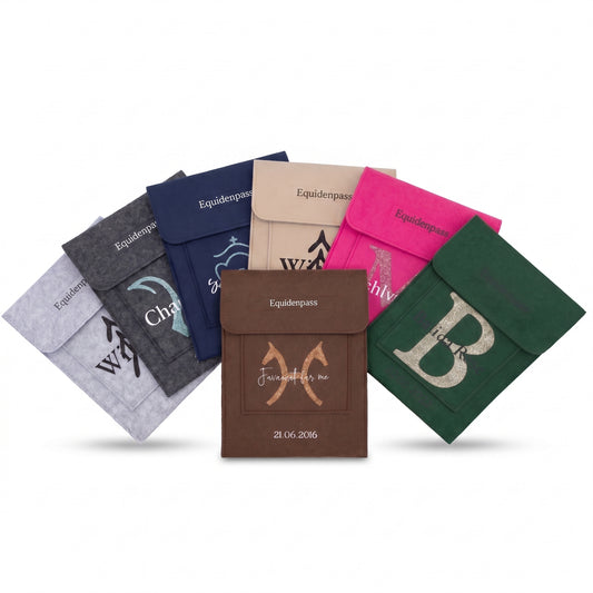 Personalisierbare Equidenpasshülle Brandzeichen
