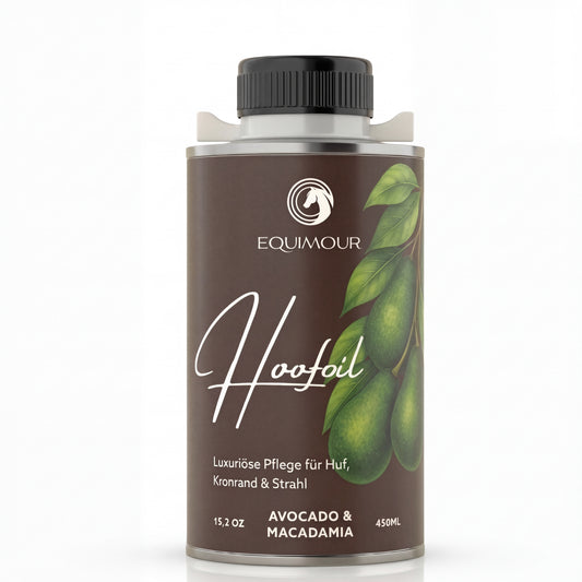 Hoof oil with brush Avocado &amp; Macadamia