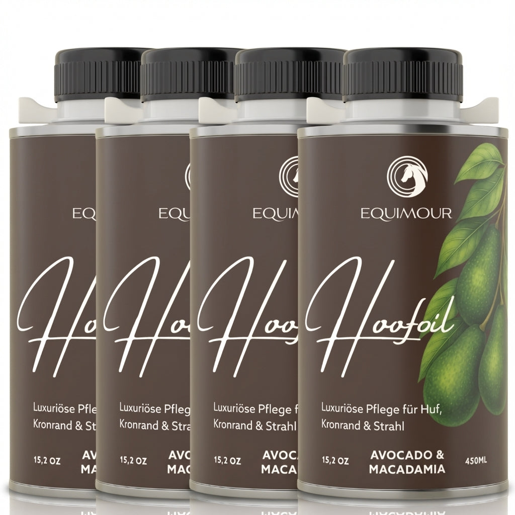 Hoof oil with brush Avocado &amp; Macadamia