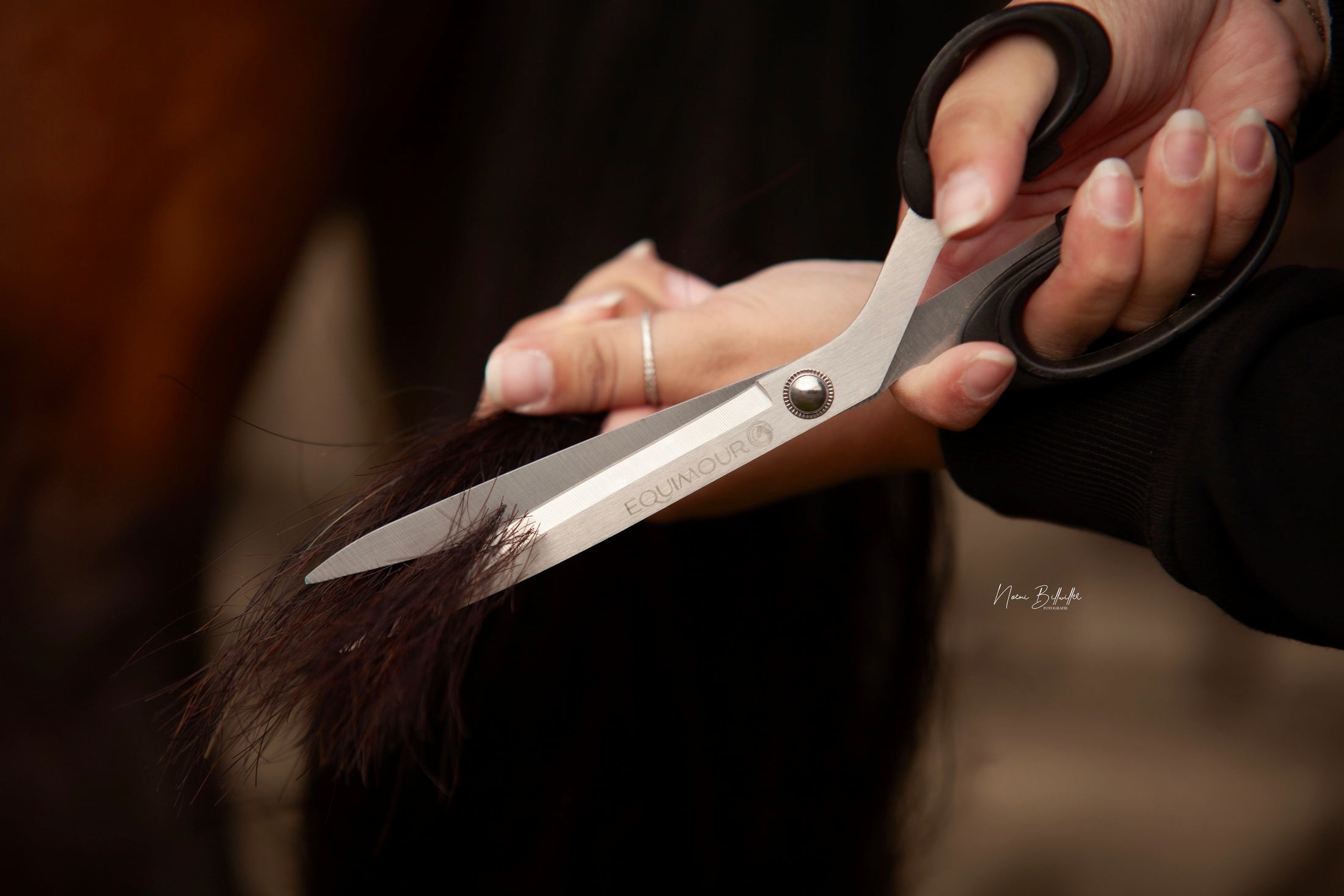 Schweifschere mit Etui "RUDI"