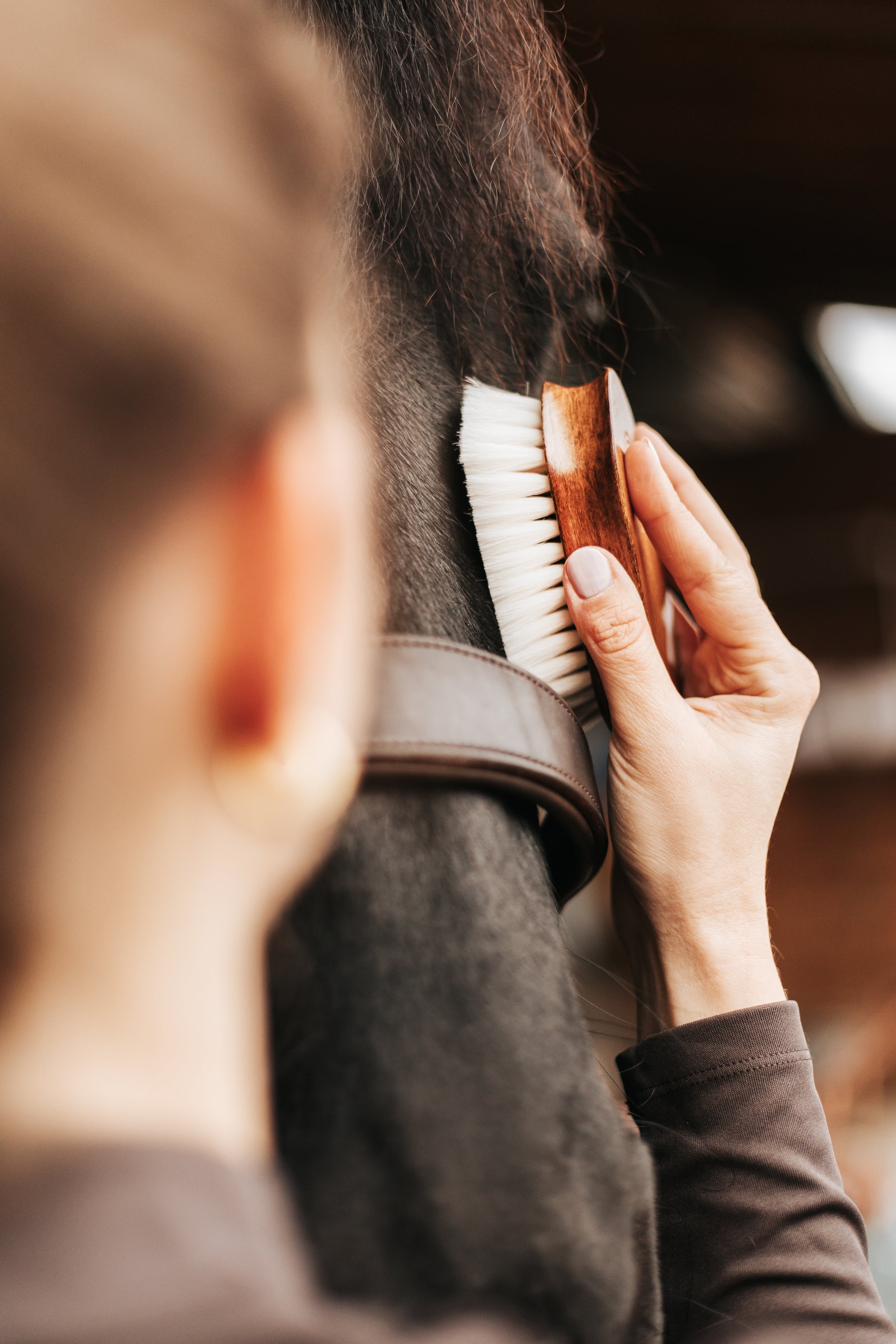 Goat hair head brush "MÄXCHEN"