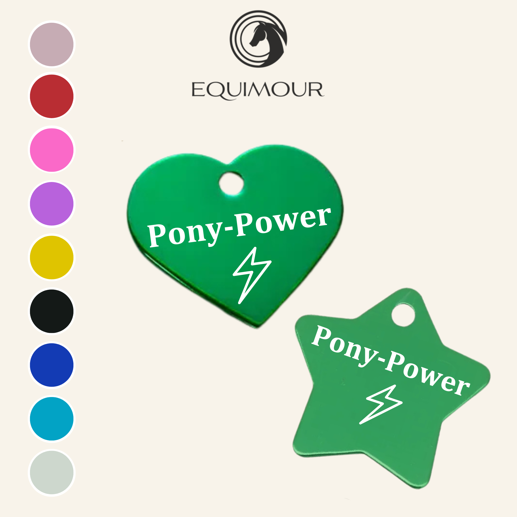 Halfter Anhänger "Pony-Power"