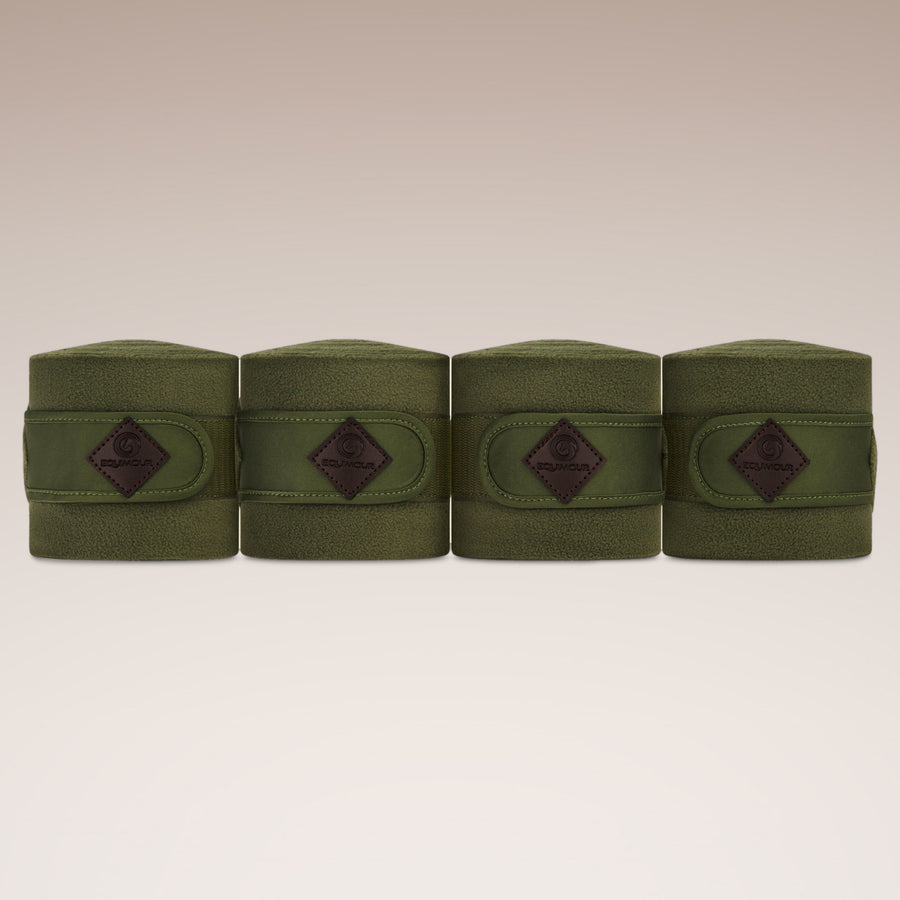 Fleece bandages Classic Sage for horses – Equimour
