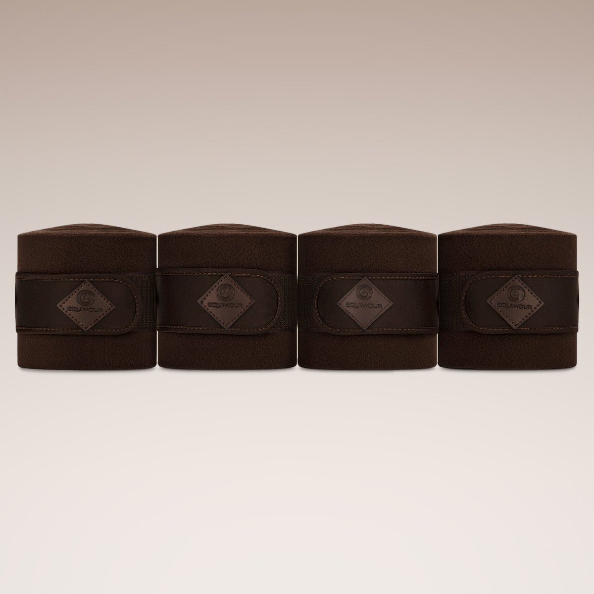 Fleece bandages Pure Chocolate for horses – Equimour