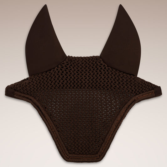 Bonnet anti-mouches Pure Chocolate pour chevaux – Equimour