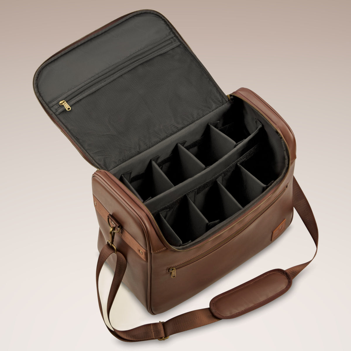 Bolsa de limpieza KAJA para cepillos, marrón – vista 7