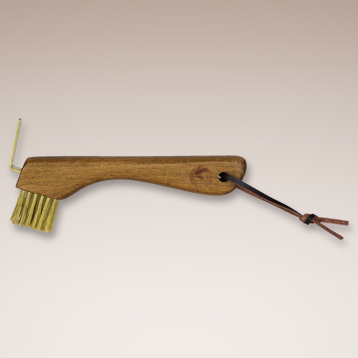Hufkratzer LILO für Pferde aus Holz mit Bürste – Ansicht 8