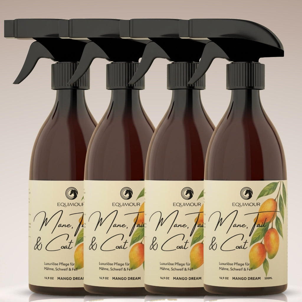 Mähnen- und Fellglanzspray Mango Dream für Pferde – Ansicht 6