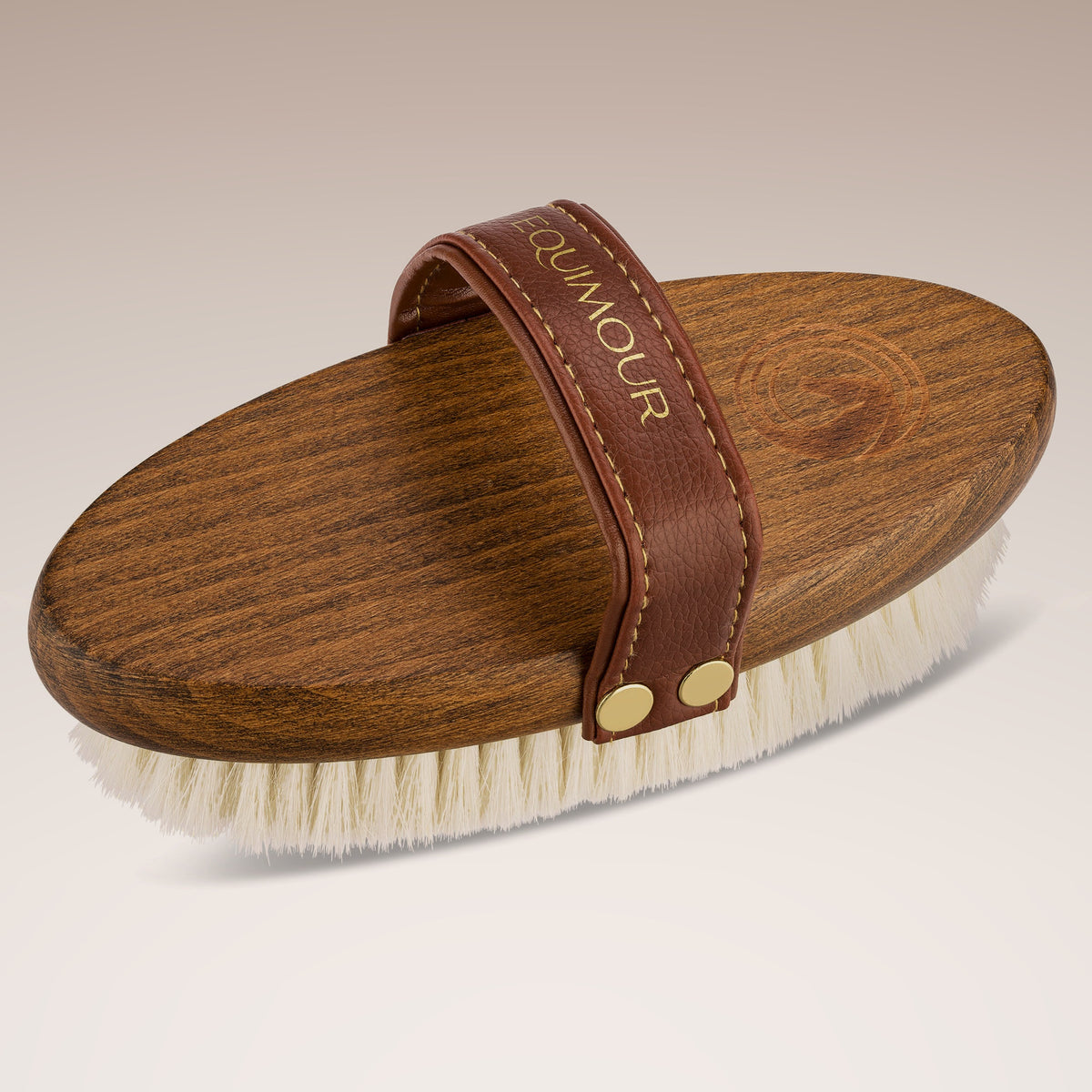 Goat hair finishing brush MO for horses, wooden – view 5