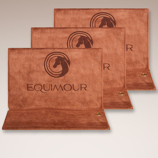 Set de 3 toallas de microfibra PAMINO para caballos – Equimour