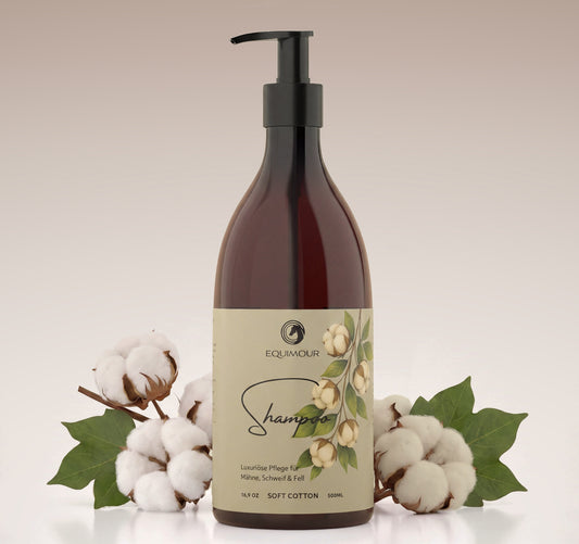 Protein-Pferdeshampoo Soft Cotton – Equimour