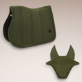 Load image into Gallery viewer, Jumping set Classic Sage with saddle pad and fly bonnet – Equimour
