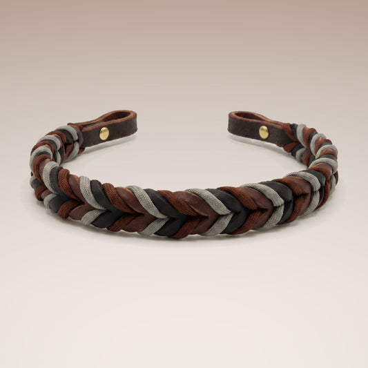 Frontal Ledertraum en cuir, fait main – Equimour