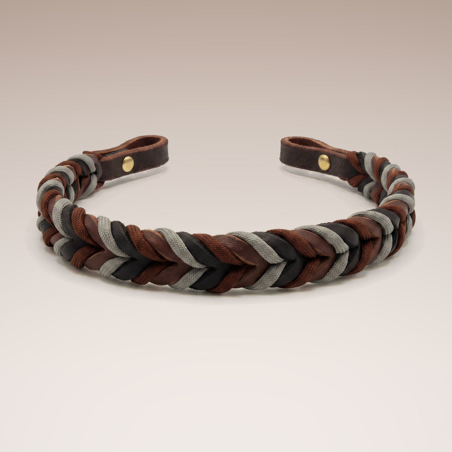Browband Ledertraum in leather, handmade – Equimour
