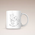 Cargar la imagen en la vista de la galería, Taza de café personalizable Amor por los caballos Horselove – Equimour
