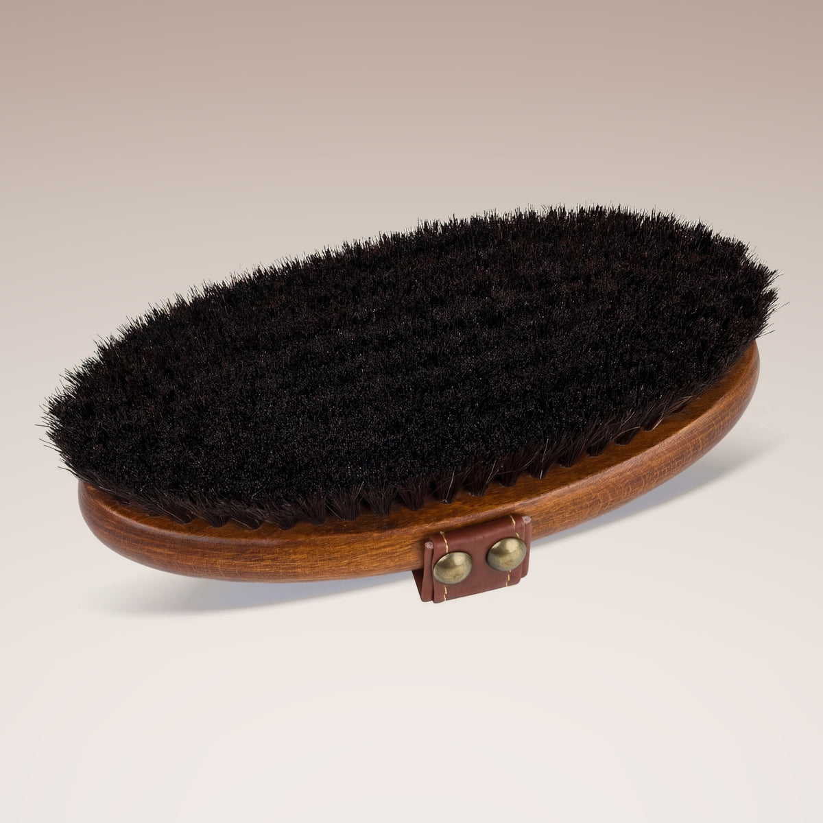 Horsehair body brush TORI for horses, wooden – view 5