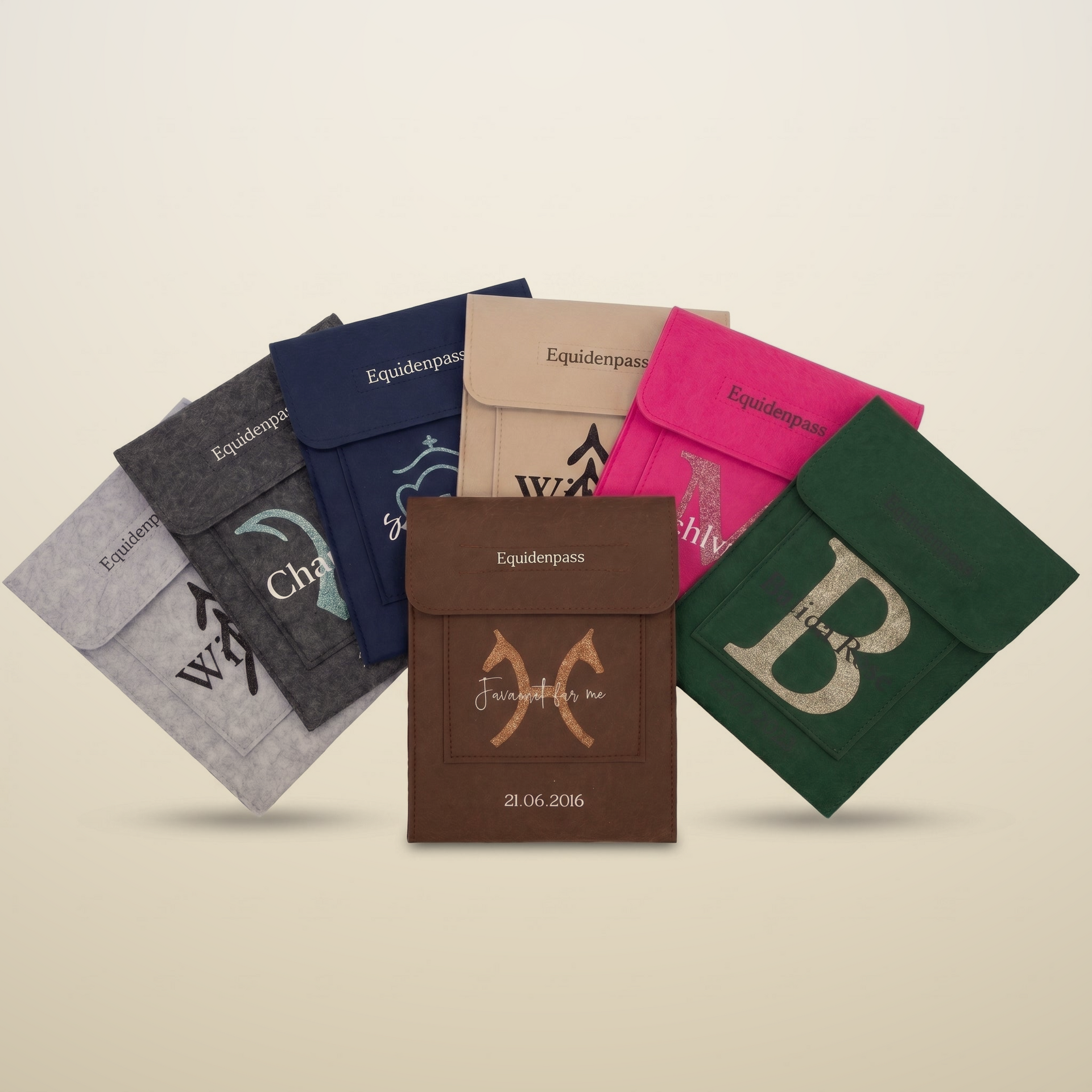 Equidenpasshülle Brandzeichen personalisiert