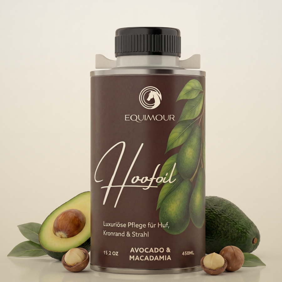 Huföl mit Pinsel Avocado & Macadamia