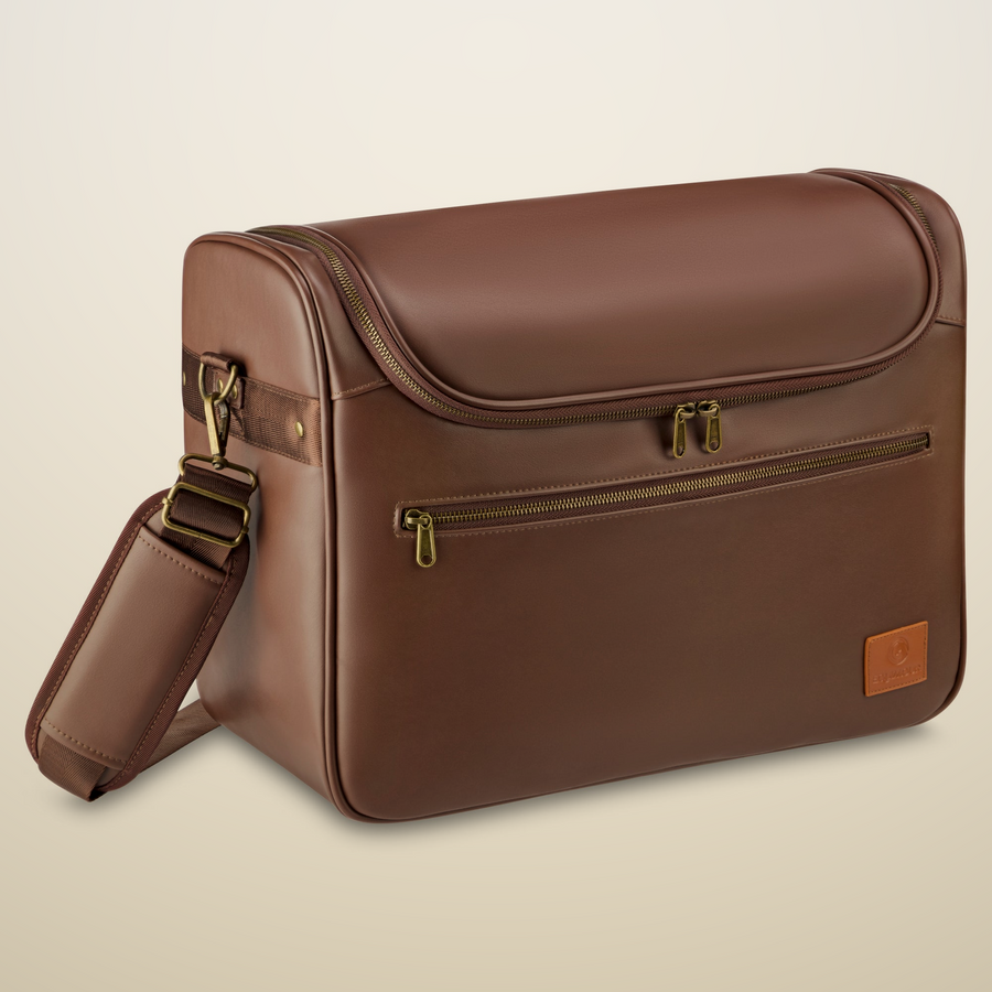Putztasche KAJA für Pferdebürsten, Braun – Equimour