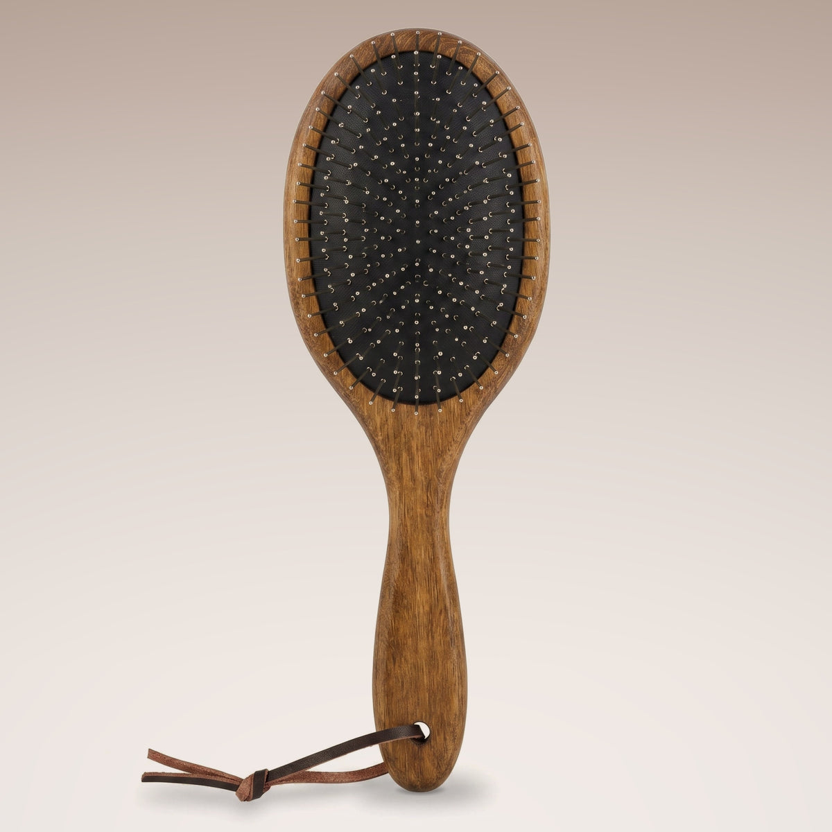 Mane brush VIDI for horses, wooden with metal pins – view 3