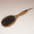 Load image into Gallery viewer, Mane brush VIDI for horses, wooden with metal pins – view 4

