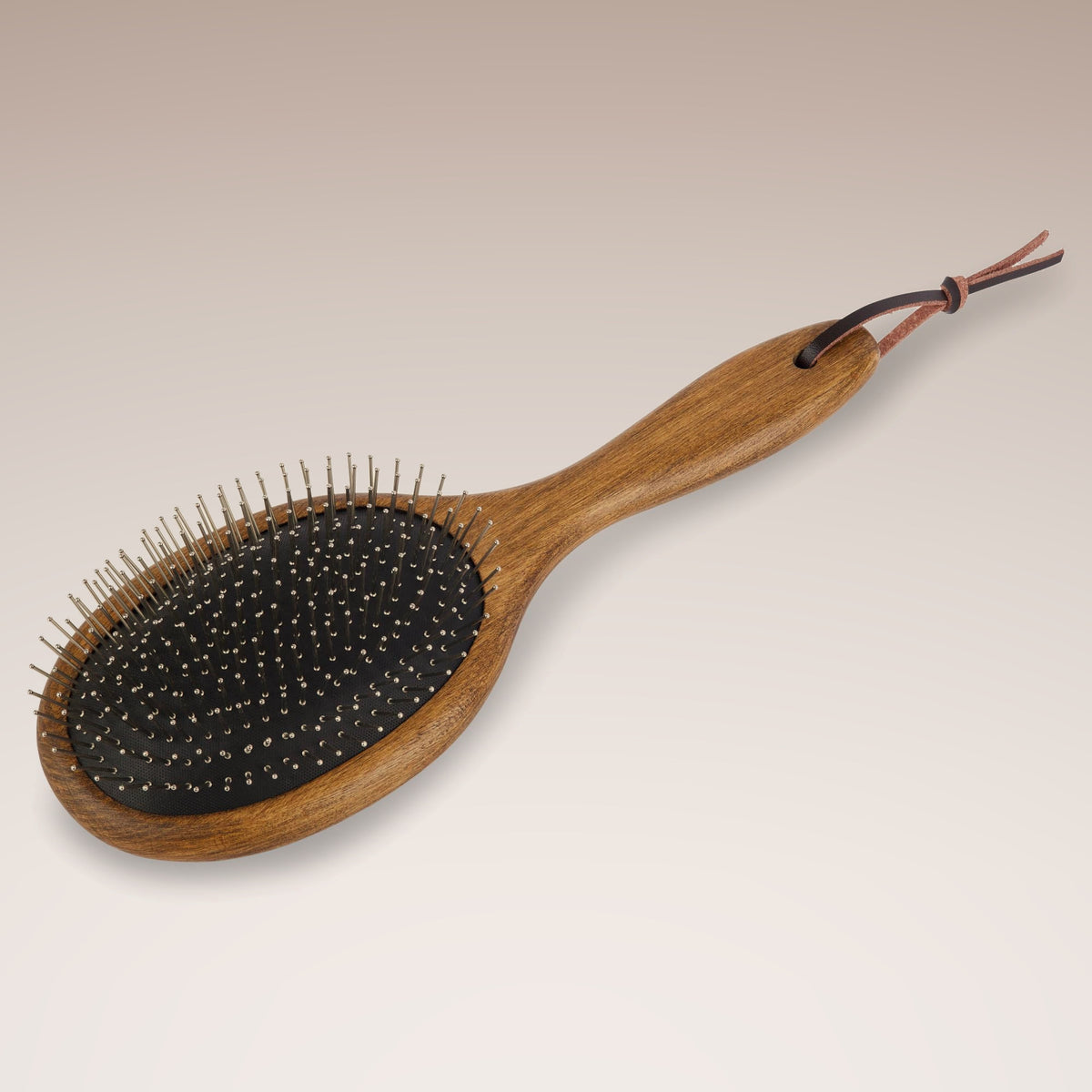 Mane brush VIDI for horses, wooden with metal pins – view 4